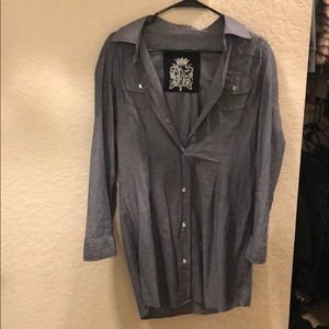 Denim T-Shirt Dress